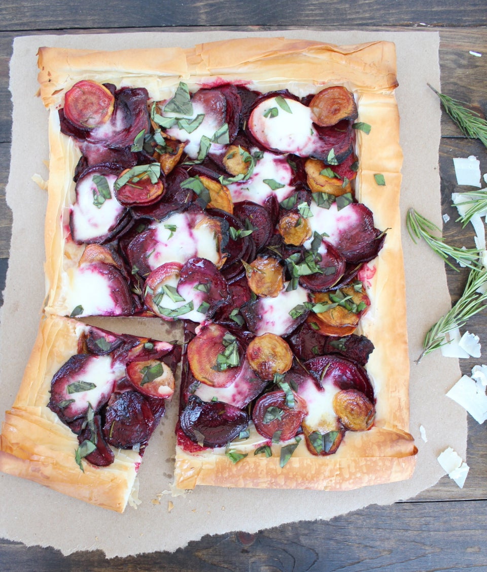 Beet & Burrata Tart