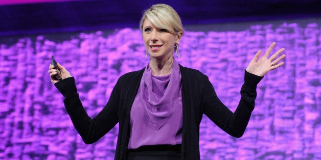 NEW YORK, NY - NOVEMBER 08: Amy Cuddy speaks onstage during Cosmopolitan Magazine's Fun Fearless Life Conference powered by WME Live at The David Koch Theatre at Lincoln Center on November 8, 2014 in New York City. (Photo by Craig Barritt/Getty Images for Cosmopolitan Magazine and WME Live)