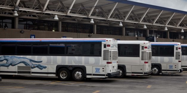 WASHINGTON,DC -APRIL 27: Greyhound Bus station, on First St. NE due to be closed and the facilities moved into Union Station, on April 27, 2011 in Washington,DC. ( Photo by Jeffrey MacMillan/For Washington Post)