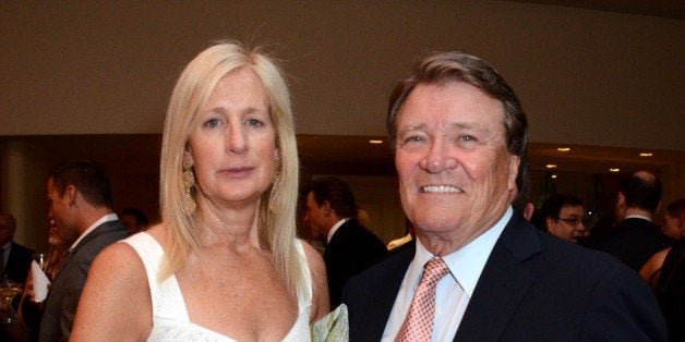 Jenny Conant and Steve Kroft attend the VIP reception at the Academy of Television Arts & Sciences Presents "The 6th Annual Television Honors" at the Beverly Hills Hotel on Thursday, May 9, 2013 in Beverly Hills, Calif. (Photo by Tonya Wise/Invision for Academy of Television Arts & Sciences/AP Images)