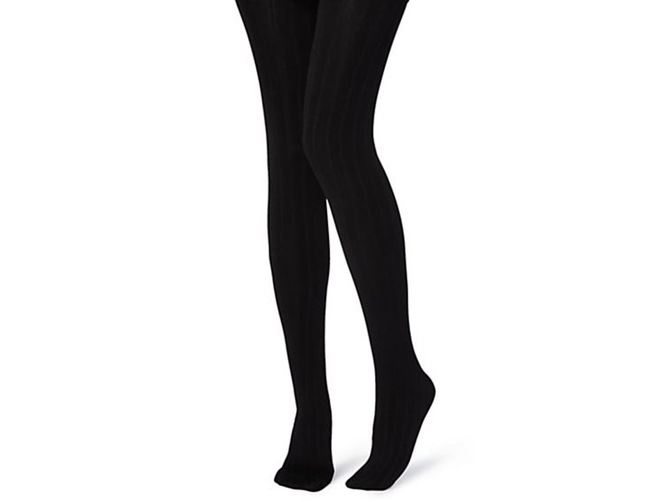 Fleece-Lined Sheer Tights - BG Grabs