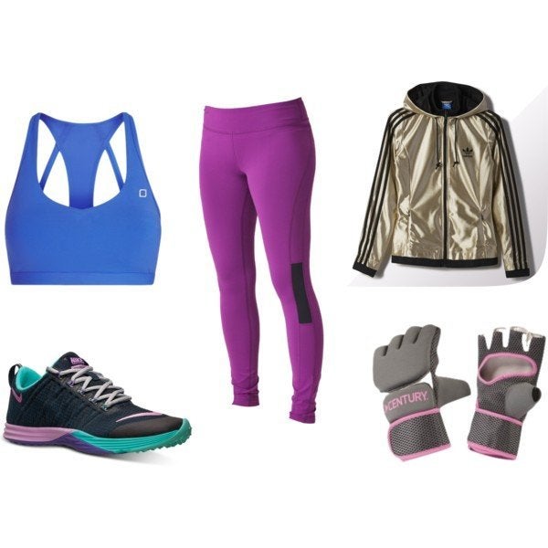 Polyvore hot sale workout outfits