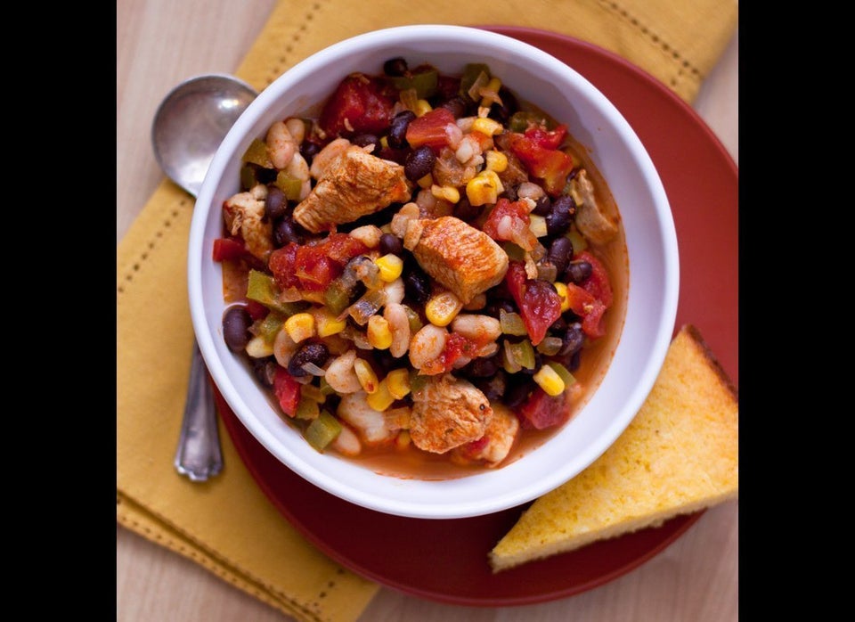 Chicken Chili with Black Beans and Corn