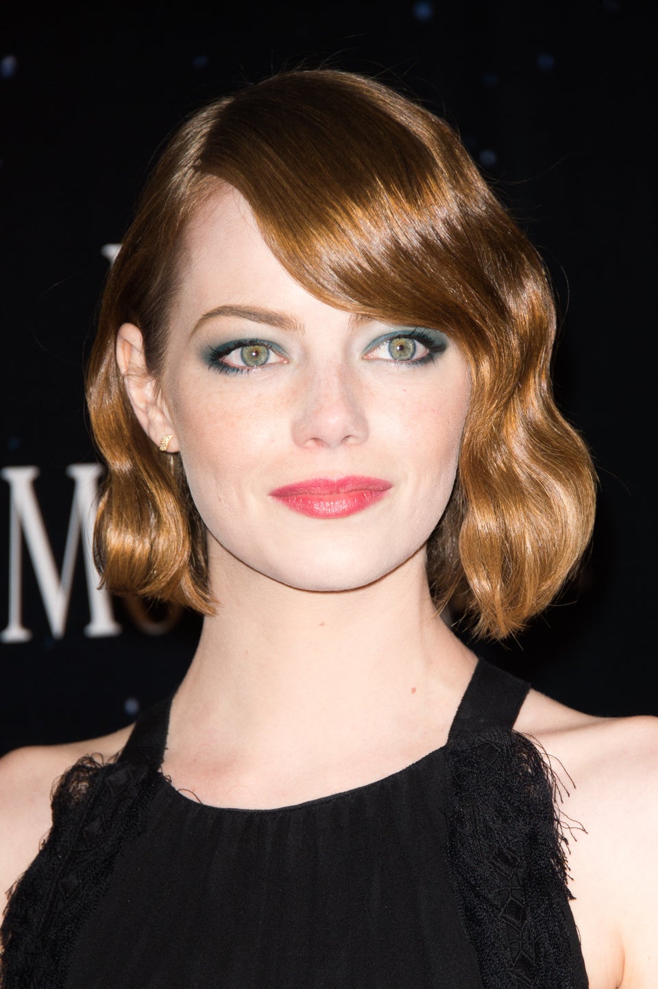 Emma Stone's Sideswept, '80s Waves 