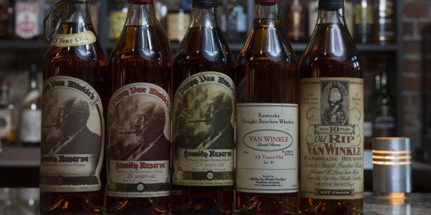 WASHINGTON, DC- OCTOBER 08:Photos for a story about the popularity of Pappy Van Winkle Bourbon, it's very expensive and quite hard to find photographed at Jack Rose Dining Saloon in Washington, D.C. on October 08, 2014. (Photo by Marvin Joseph/The Washington Post via Getty Images)