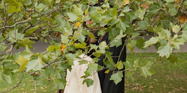 Couple under tree