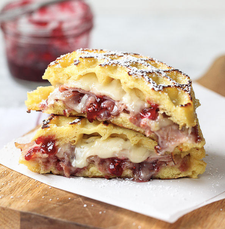 Monte Cristo Waffle Sandwich