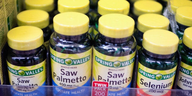 CHICAGO, IL - FEBRUARY 04: Supplements are offered for sale at a Wal-Mart store on February 4, 2015 in Chicago, Illinois. An investigation by the New York State attorney generals office into store-brand supplements being sold at Wal-Mart, Walgreens, GNC and Target found that many did not contain the herbs shown on their labels and some included potential allergens not identified in the ingredients list. (Photo by Scott Olson/Getty Images)