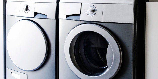 Interiors of a laundry room