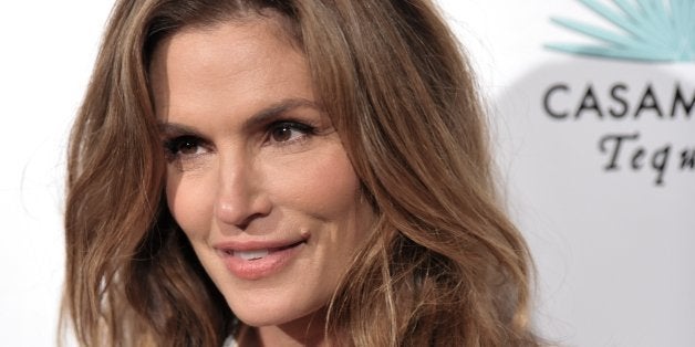 Cindy Crawford arrives at the Opening Of Famed Photographer Brian Bowen Smith's WILDLIFE on Thursday, Oct. 23, 2014, in West Hollywood, Calif. (Photo by Richard Shotwell/Invision/AP)