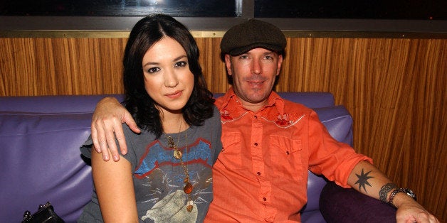 (NO TABLOIDS) Michelle Branch and Teddy Landau during The Palms Hotel and Casino Resort 3rd Year Anniversary Party at Rain at the The Palms Hotel and Casino Resort in Las Vegas, Nevada. (Photo by Denise Truscello/WireImage)