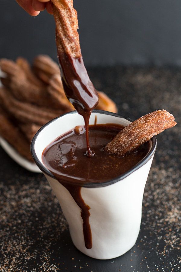 Mexican Beer Spiked Churros With Chocolate Dulce De Leche