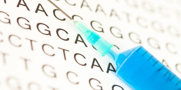 syringe put on dna test writing ...