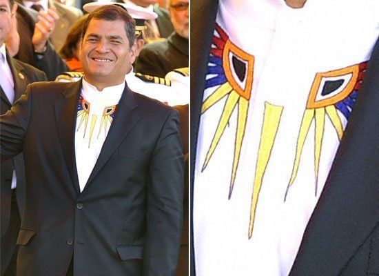 PHOTOS: Rafael Correa's Funky Shirts