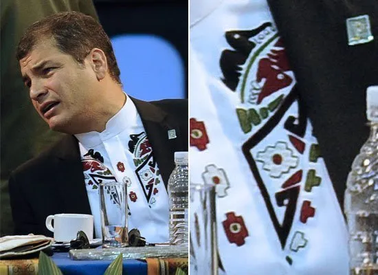 Ecuador President Rafael Correa Shirt, Otavalo´s shirt simi…