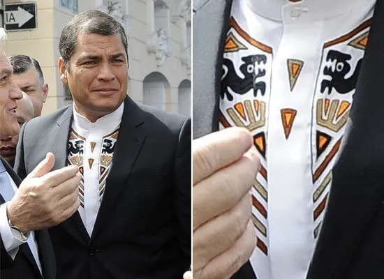 PHOTOS: Rafael Correa's Funky Shirts