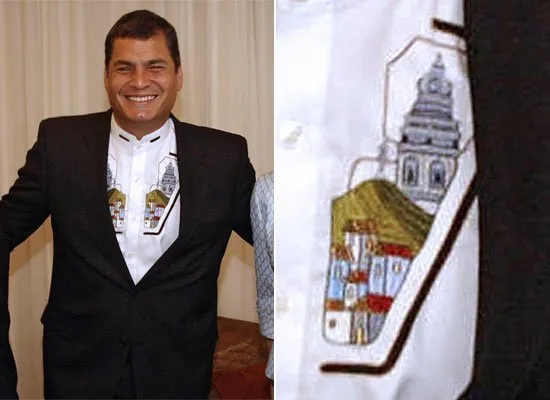 PHOTOS: Rafael Correa's Funky Shirts