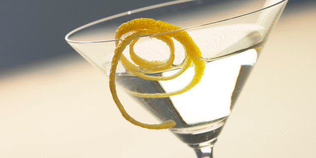 Martini and glass