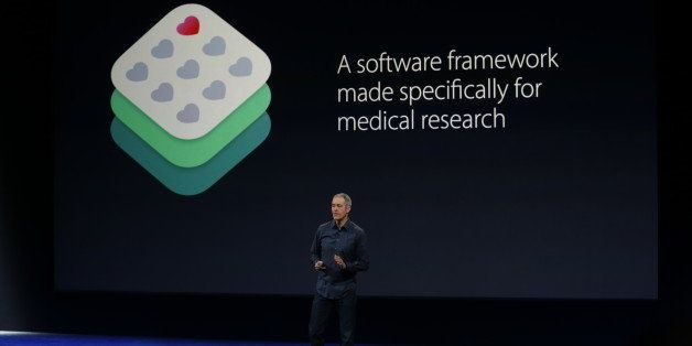 SAN FRANCISCO, CA - MARCH 9: Apple Senior Vice President of Operations Jeff Williams announces ResearchKit on stage during an Apple special event at the Yerba Buena Center for the Arts on March 9, 2015 in San Francisco, California. Apple Inc. is expected to unveil more details on the much anticipated Apple Watch, the tech giant's entry into the rapidly growing wearable technology segment. (Photo by Stephen Lam/Getty Images)