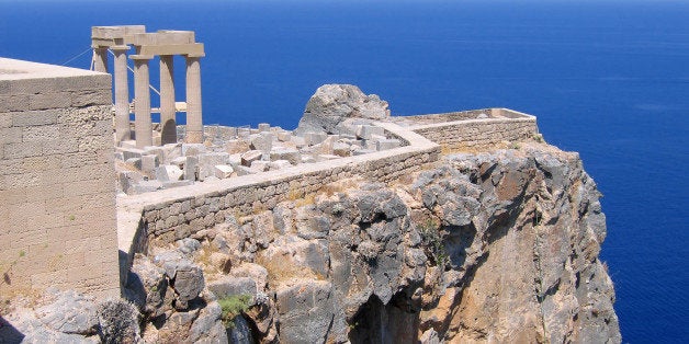 Ruins of ancient Greek temple