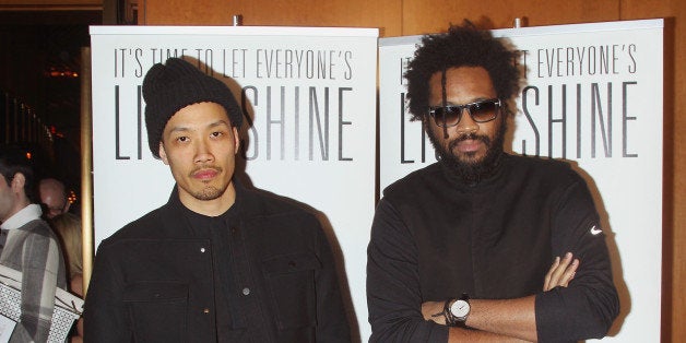 NEW YORK, NY - FEBRUARY 17: Designers Dao-Yi Chow and Maxwell Osborne attend Reimagine Learning at The Top of The Standard on February 17, 2015 in New York City. (Photo by Jim Spellman/WireImage)