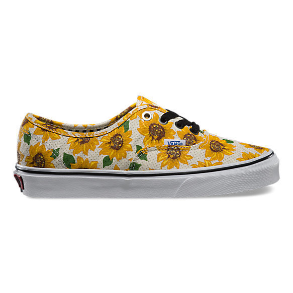 flower print sneakers