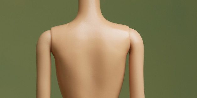 mid section of fashion doll body