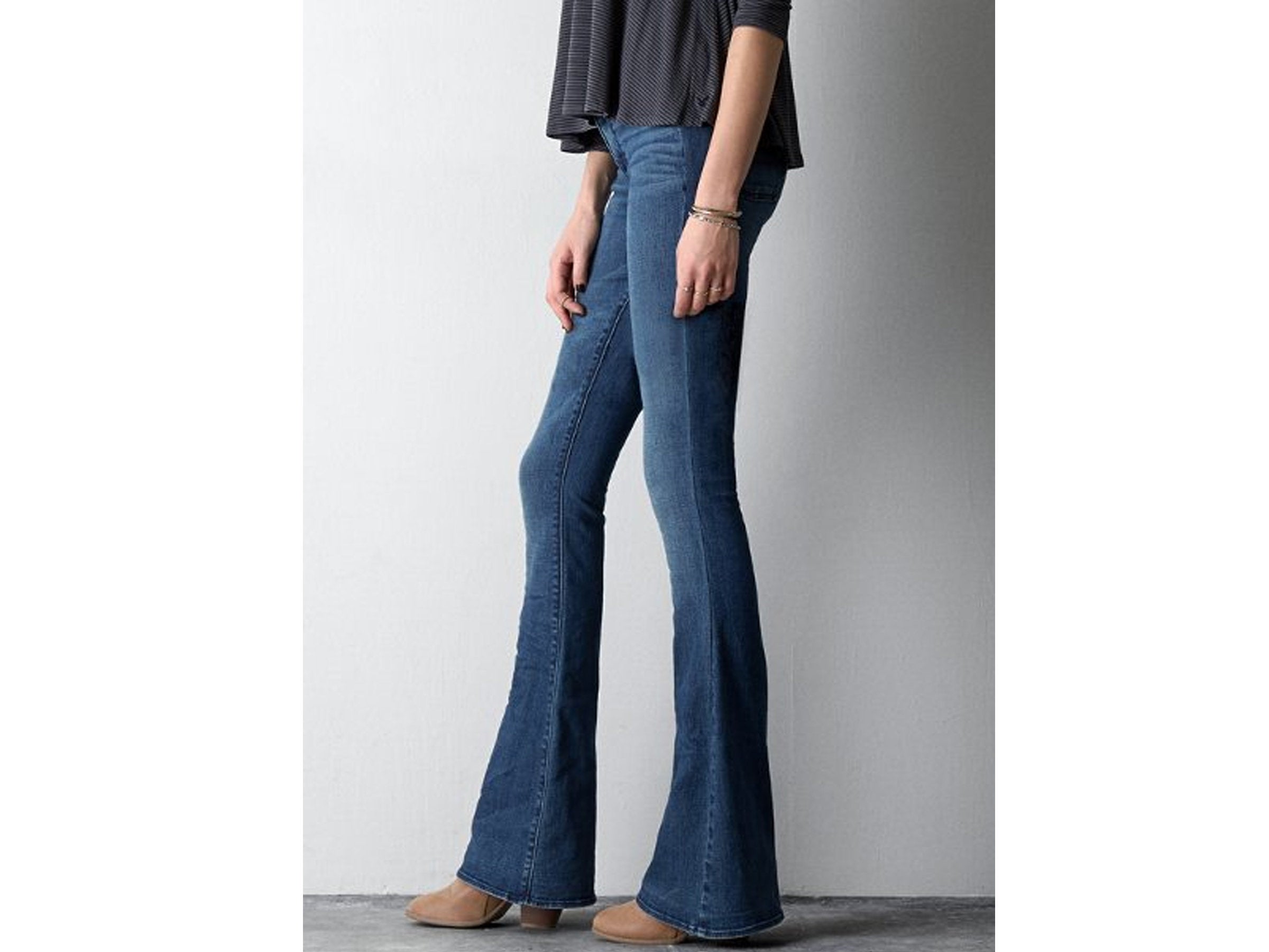 american eagle high waisted flare jeans