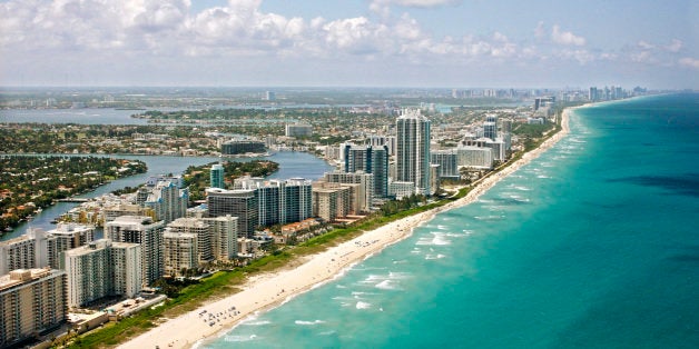 Miami Beach Coast, Florida (Photo by Hoberman Collection/UIG via Getty Images)