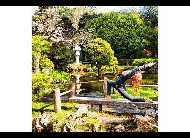 The Japanese Garden in Golden Gate Park, Calif. 