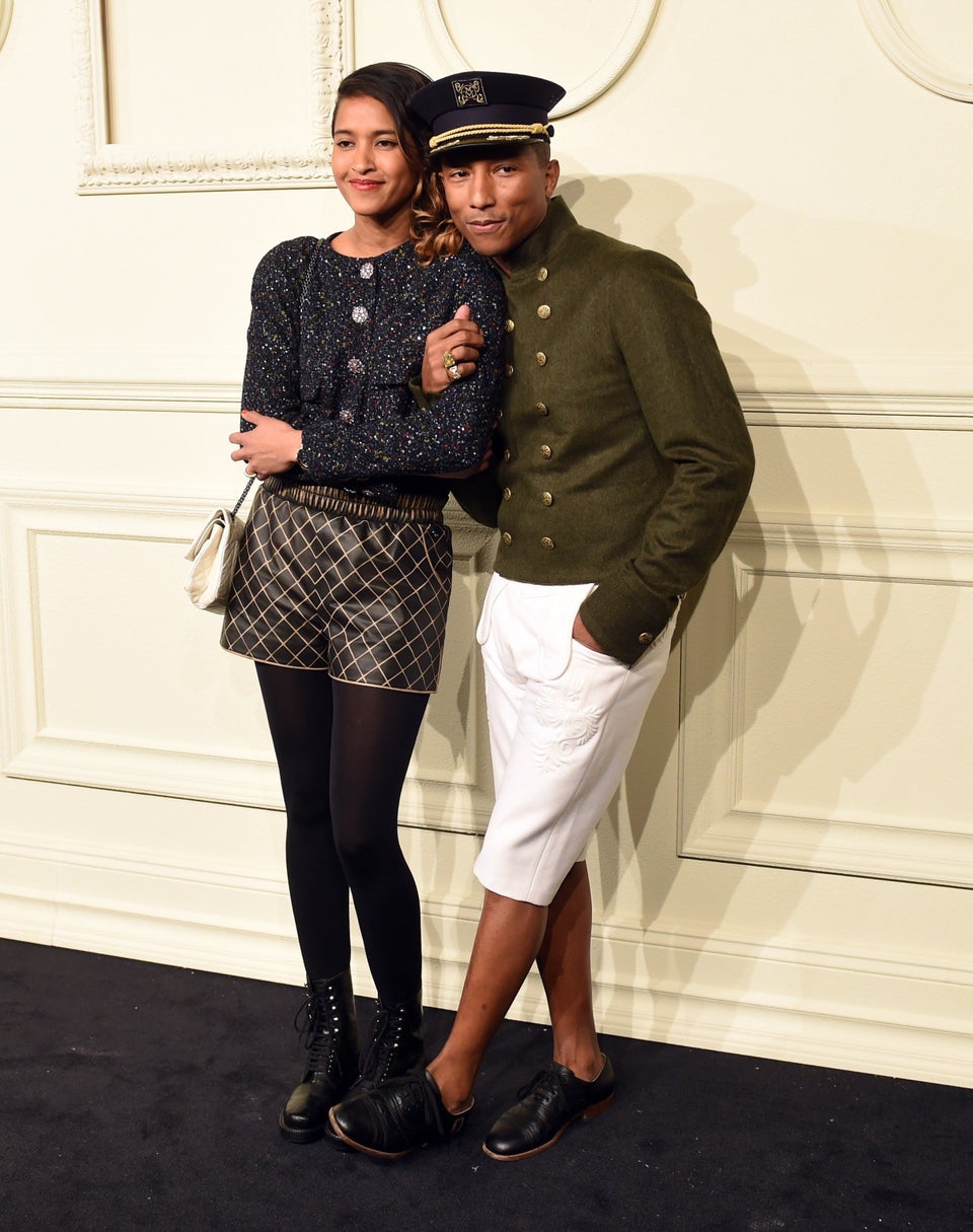 Pharrell Williams and Helen Lasichanh 