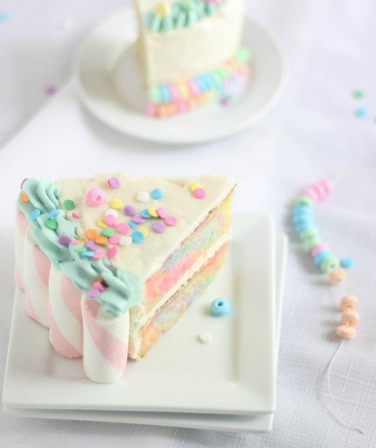 Mini Pastel Party Cakes - Sprinkle Bakes