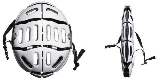 Indiegogo foldable cheap bike helmet