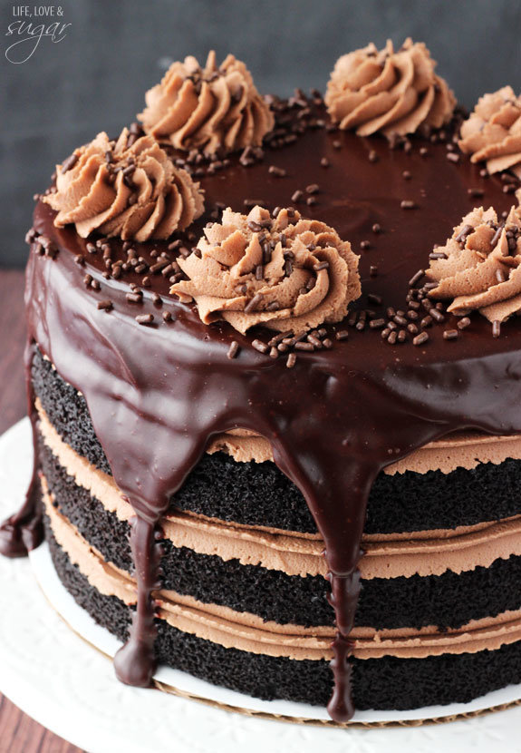 Chocolate soured cream cake recipe | delicious. magazine