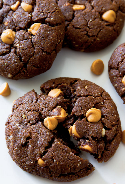 Flourless Peanut Butter Brownie Cookies