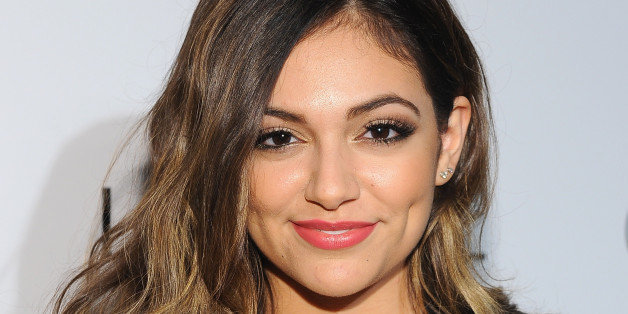 Bethany Mota Wavy Dark Brown Face-Framing Pieces, Ombré, Updo Hairstyle |  Steal Her Style