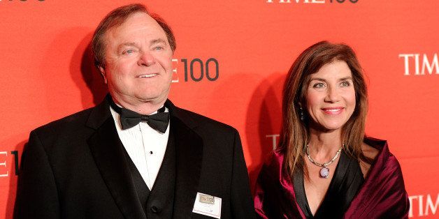 Continental Resources CEO Harold Hamm and his wife Sue Ann Hamm attend the TIME 100 gala, celebrating the 100 most influential people in the world, at the Frederick P. Rose Hall on Tuesday, April 24, 2012 in New York. (AP Photo/Evan Agostini)