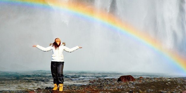 Happiness, my friend lying under the rainbow at Skogafoss waterfalls in Iceland Follow me on FACEBOOK  ( send me a friendship request) and TWITTER to stay updated with my future pictures! .Visit my travel blog earthincolors.wordpress.com to see my best pics and read my travel stories **** COPYRIGHT AND CC INFORMATION ****If you like and want to use my photos you can do it for free BUT first you HAVE to read and respect  my rules and policy reported in my profile page here www.flickr.com/people/aigle_dore/Thanks