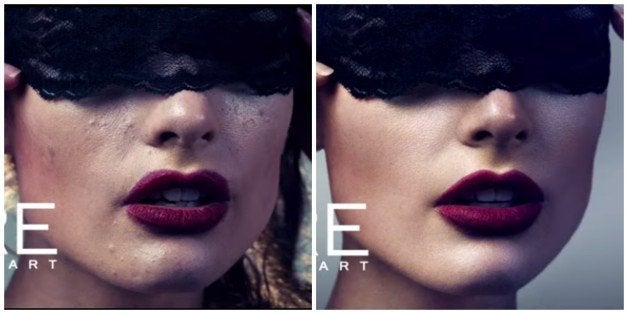 Photoshop controversy in the online makeup artist community - The