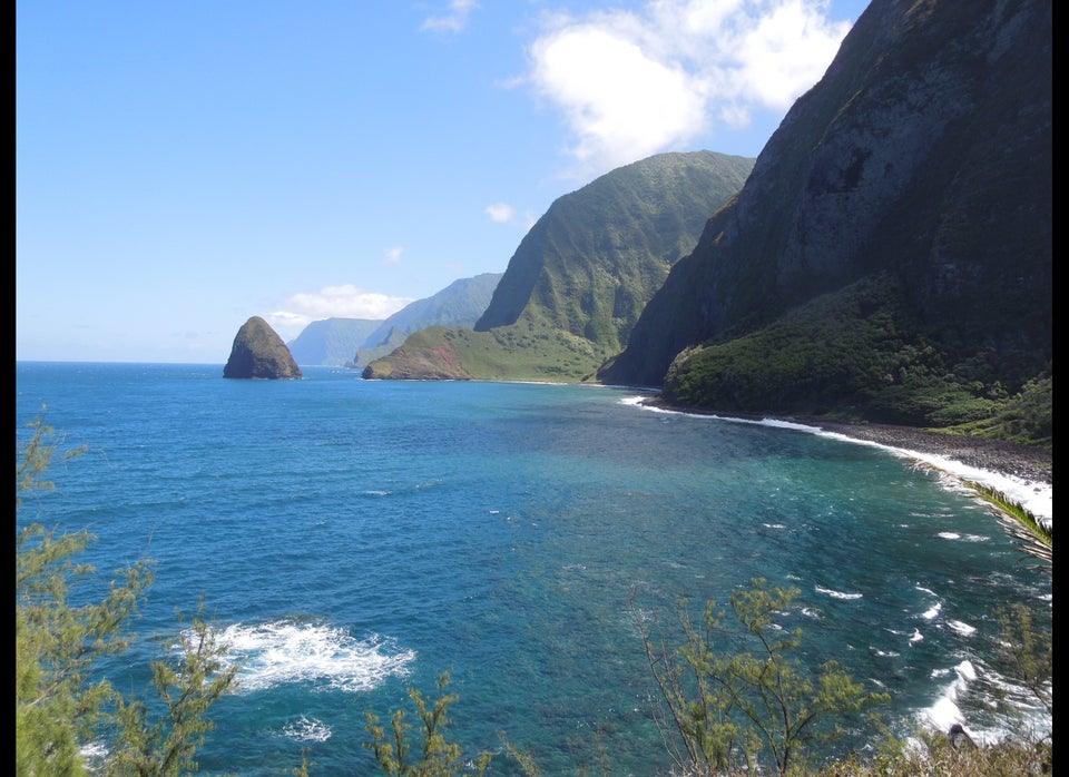 Kalawao on the Hawaiian Island of Molokai