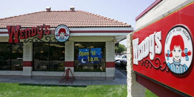 An exterior view of a Wendy's restaurant in San Jose, Calif., Thursday, July 28, 2005, where authorities say Anna Ayala and her husband Jaime Placencia allege to extort money from the fast food chain by planting a human figer in a bowl of chili in March. Wendy's International Inc.'s earnings dropped 1 percent in the second quarter but beat Wall Street's expectations for a period in which the third-largest hamburger chain's sales were hurt by false accusations that a woman found a finger in her chili. (AP Photo/Paul Sakuma)