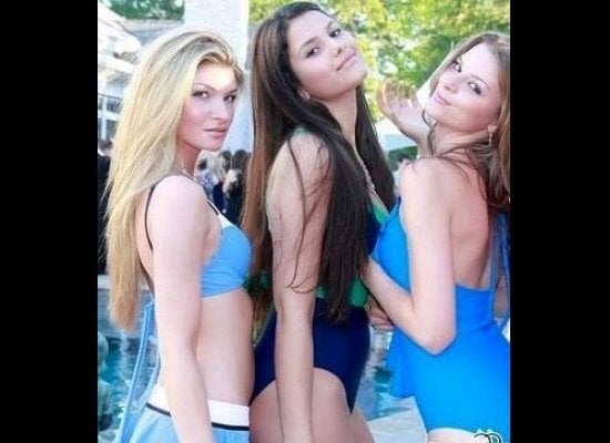 Blue Swimsuits