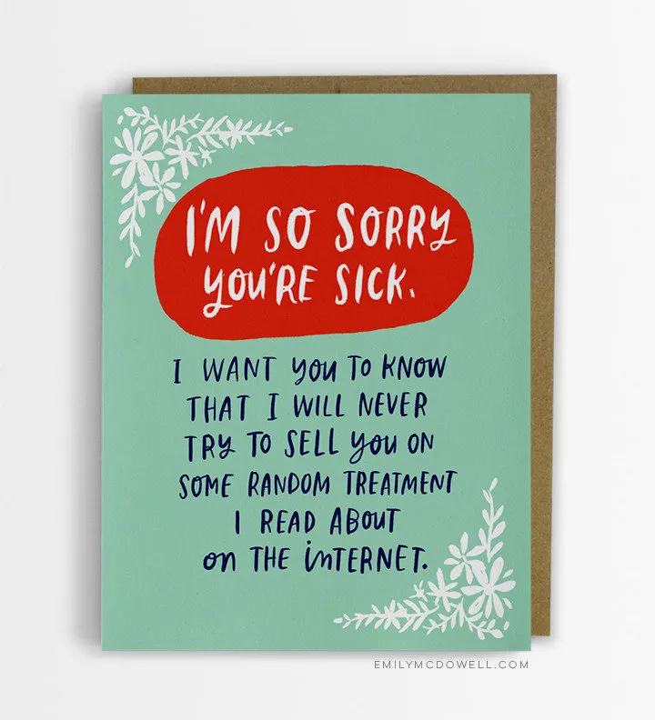 Oh Honey / Don't Get Bitter Get Better Empathy Card