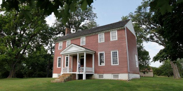 In this Aug. 7, 2009 photo, the Ellwood house, used as a Civil War Union headquarters location is near the proposed Wal-Mart