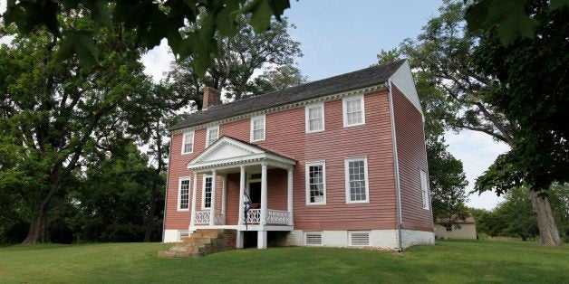 In this Aug. 7, 2009 photo, the Ellwood house, used as a Civil War Union headquarters location is near the proposed Wal-Mart Superstore site in Locust Grove, Va. The board of Supervisors in Orange County is expected to vote on Wal-Mart's proposed store near the Wilderness Battlefield after a public hearing on Monday. (AP Photo/Steve Helber)