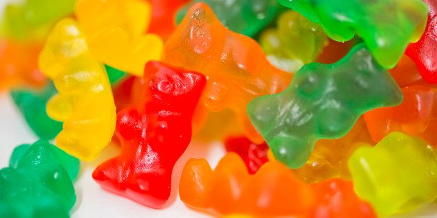 Gummy bear candy.