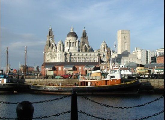 Liverpool skyline and waterfront
