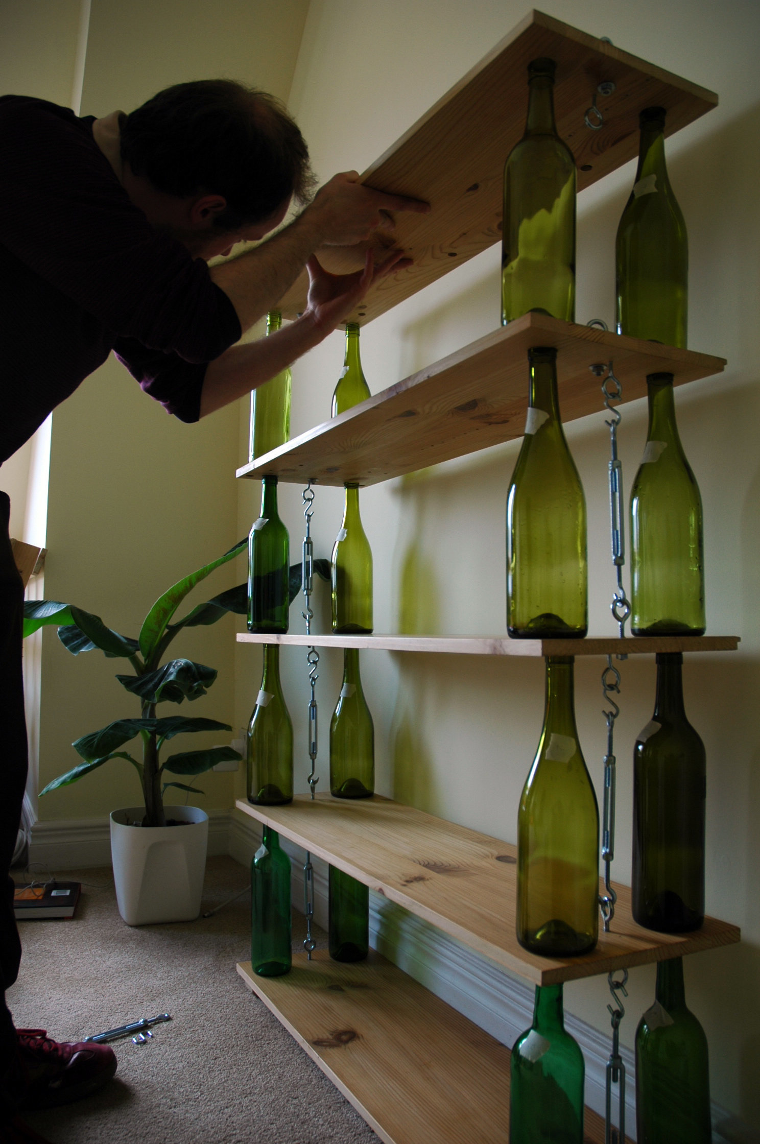 14 Creative Ways To Reuse Empty Wine Bottles HuffPost Life   5b9eda5a2200005700da3022 