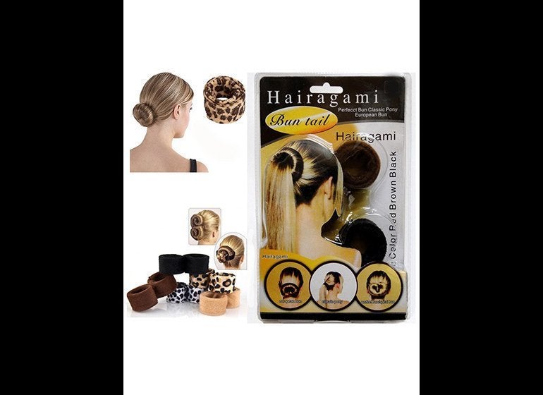 11 Hair Tools From Your Childhood That Were The Worst Huffpost Life Hairagami Basically Velour Covered Slap Bracelets These As Seen On Tv Snap Tools Were Supposed To Make Elegant Updos A Breeze Just Fold Wrap And