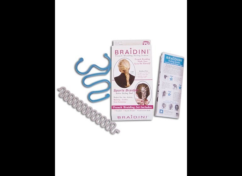 11 Hair Tools From Your Childhood That Were The Worst Huffpost Life Braidini This Odd Zigzag Tool Was Supposed To Make French Braiding Easier By Helping You Guide Sections Of Hair Over Under And Across Your Head